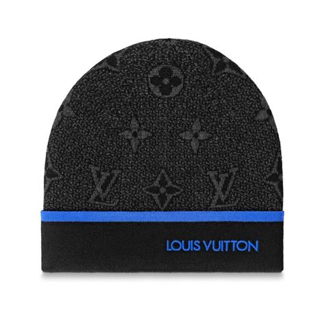 lv beanie black and blue